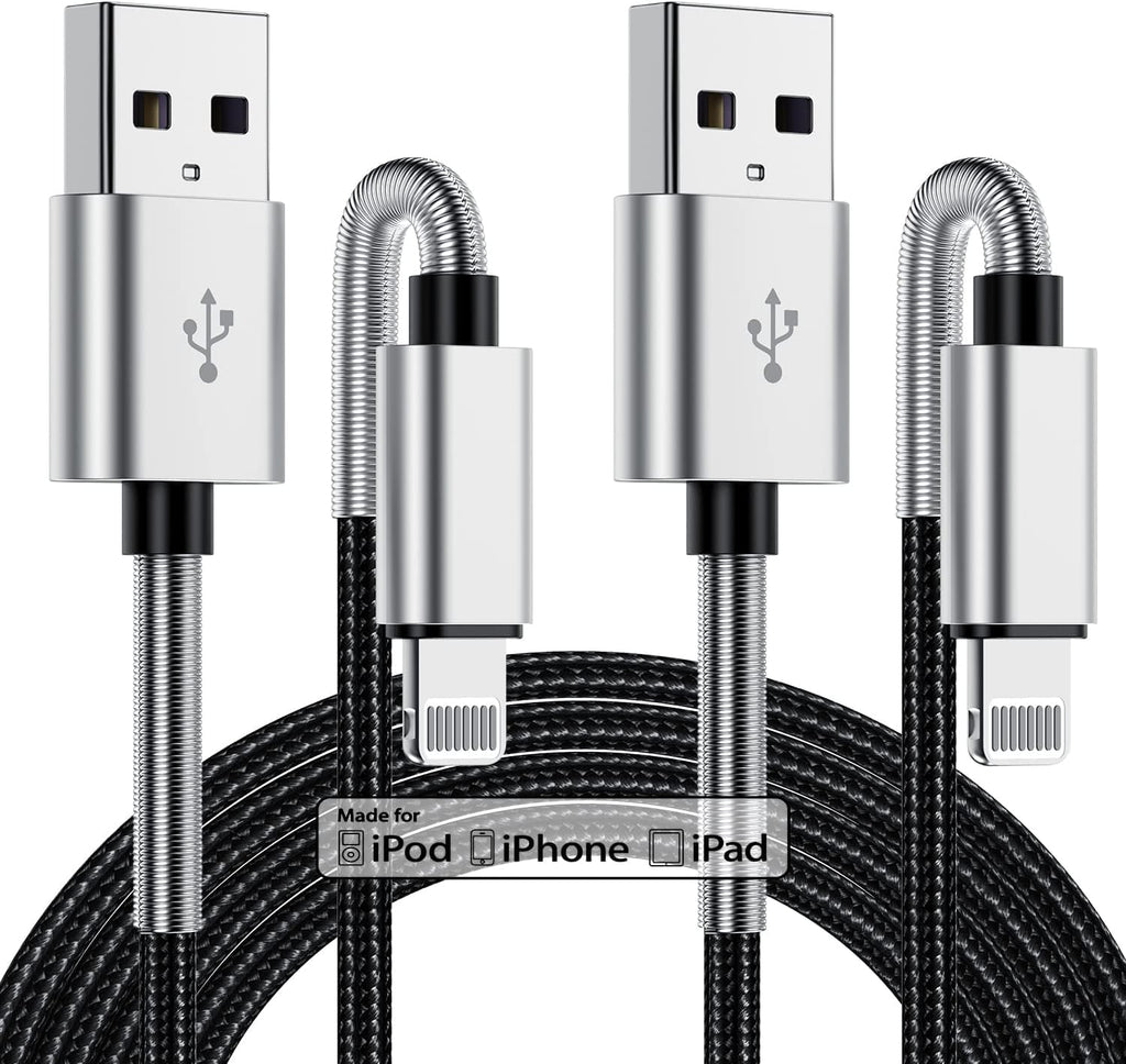 2Pack 6Ft Iphone Fast Charger Cable, [Apple Mfi Certified] Long USB C to Lightning Cable 6 Foot, High Fast 6 Feet Apple Charging Cord for Apple Iphone 14/14 Pro Max/13 Mini/12/11/Xs/Xr/8/7Plus,Ipad